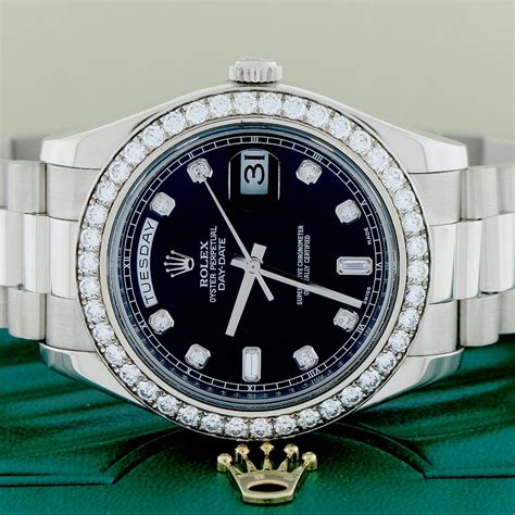 mens white gold rolex day date 2|Rolex 18k white gold vintage.